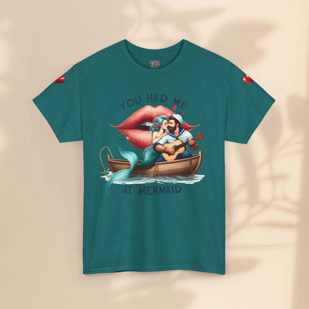 Unisex Heavy Cotton Tee - You Had Me At Mermaid