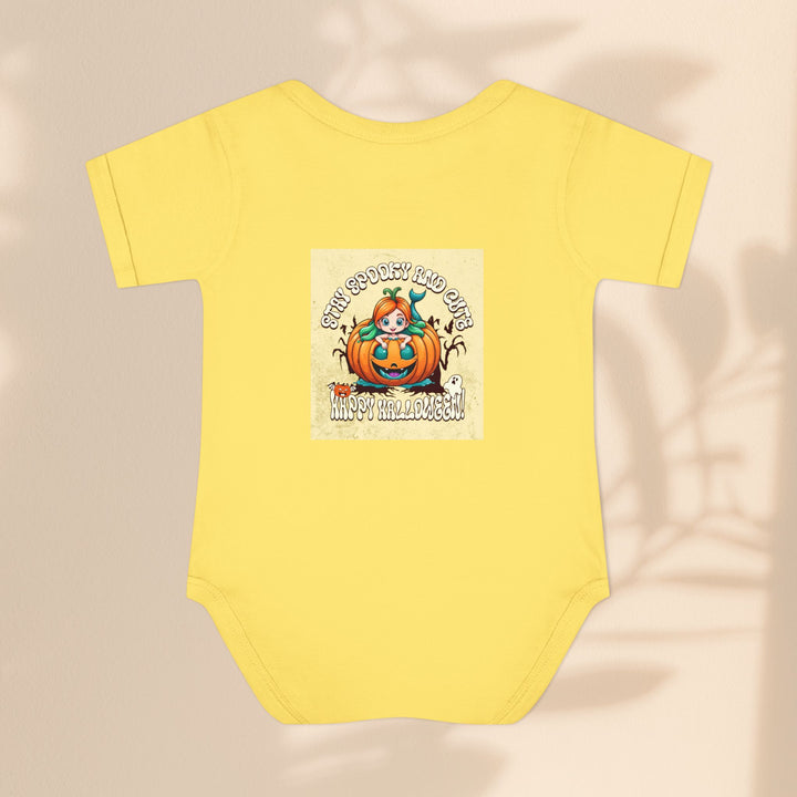Stay Spooky and Cute Infant Halloween Bodysuit – Pumpkin Baby Costume & Fall Outfit