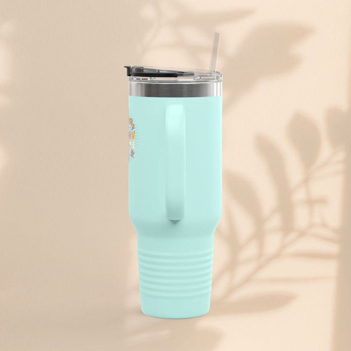Best Dad Ever Insulated Travel Mug - 40oz Coffee Cup for Dad's Daily Adventures