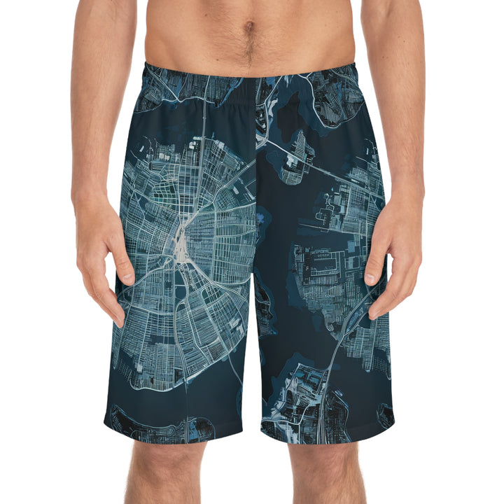 Men's Board Shorts - Maps