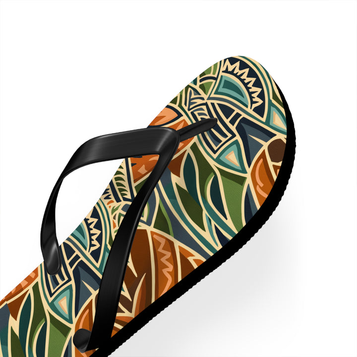 Flip Flops - Tribal Orange