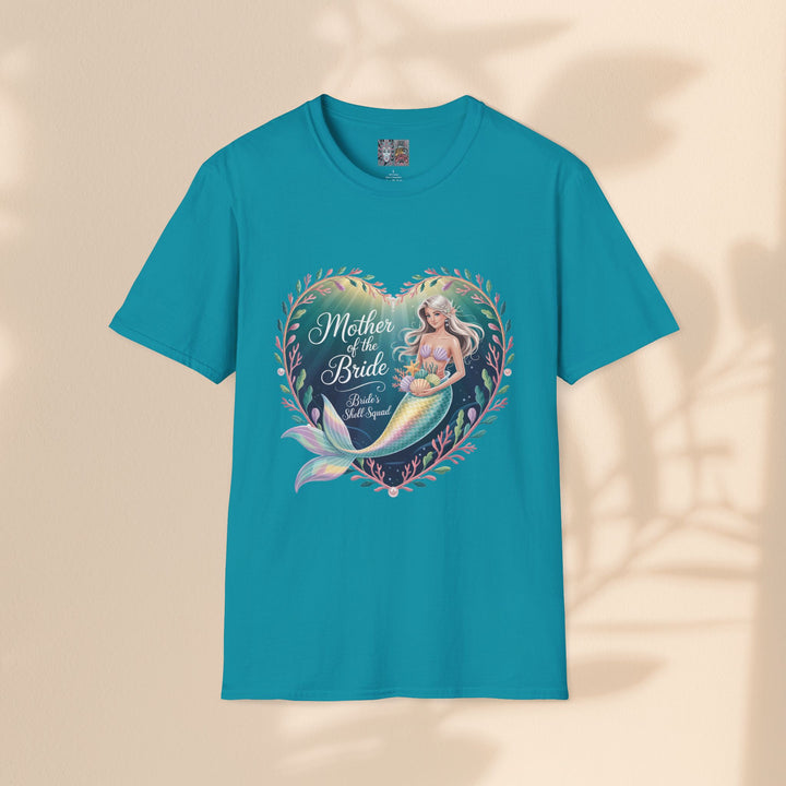 Mother of the Bride Mermaid Unisex Softstyle T-Shirt