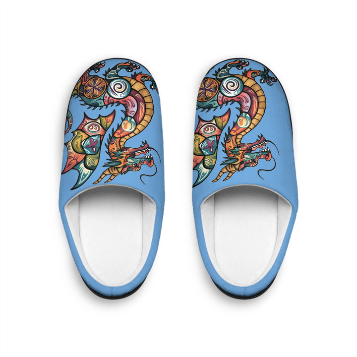 Women's Indoor Slippers - Dragon Crest