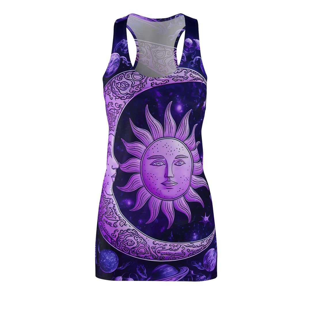 Women's Cut & Sew Racerback Dress (AOP) - Purple Moon