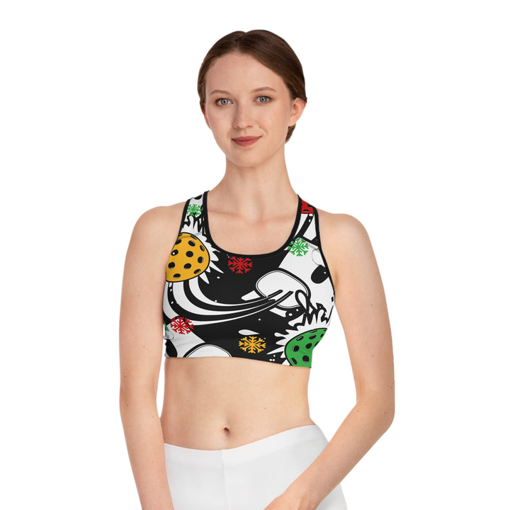 Sports Bra - Pickleball Print