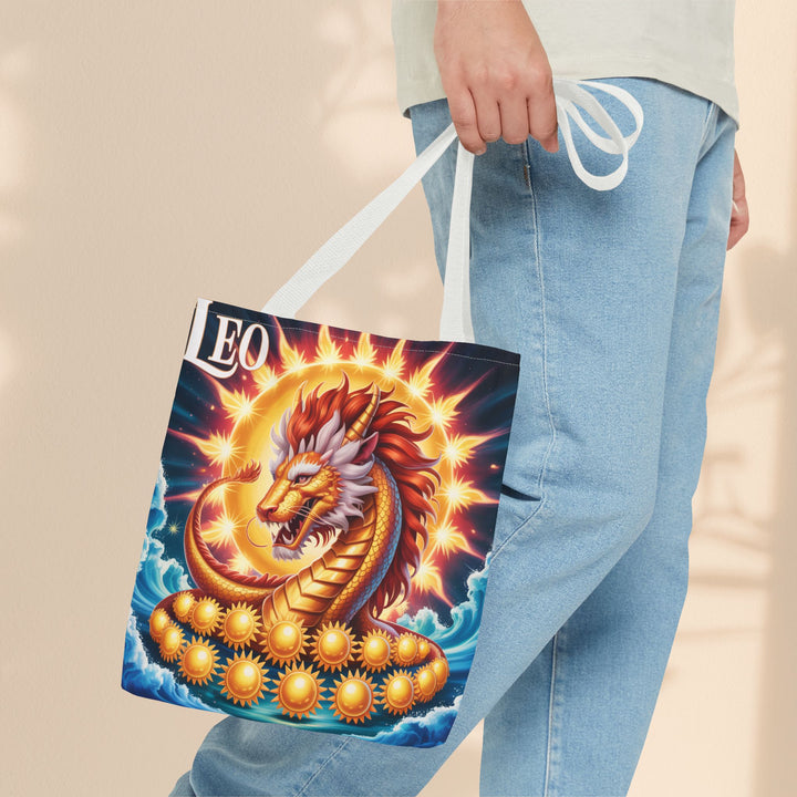 Leo Zodiac Tote Bag, Astrology Bag, Horoscope Tote, Birthday Gift, Festival Bag, Celestial Art Bag