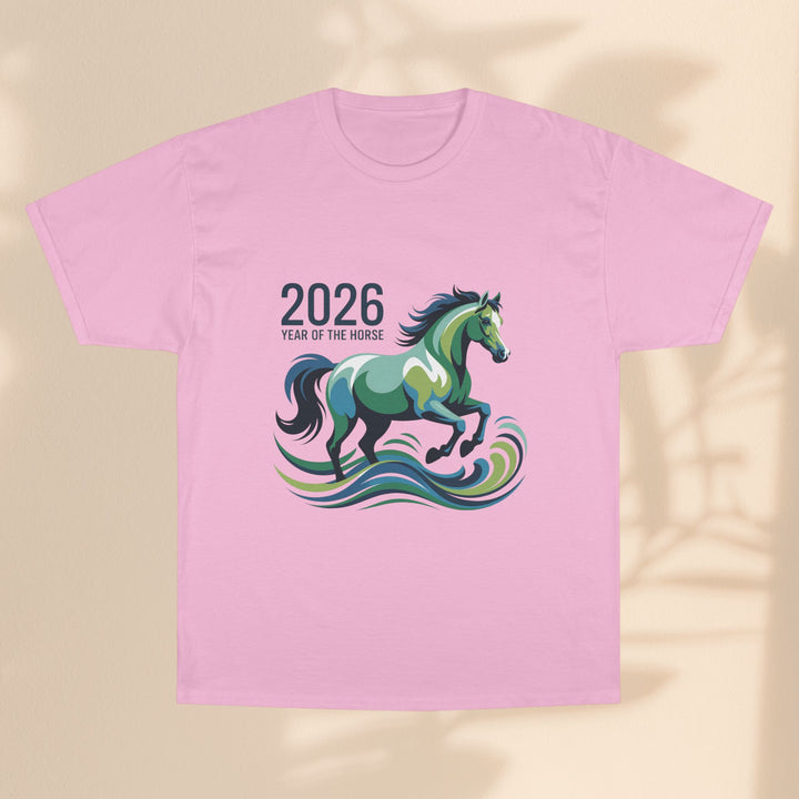 2026 Year of the Horse T-Shirt — Running Horse Graphic