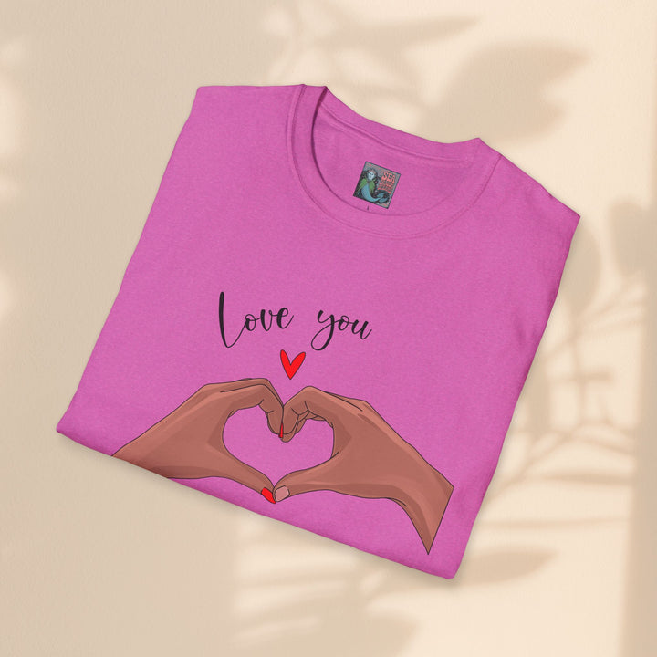 Unisex Softstyle T-Shirt - Love You Heart