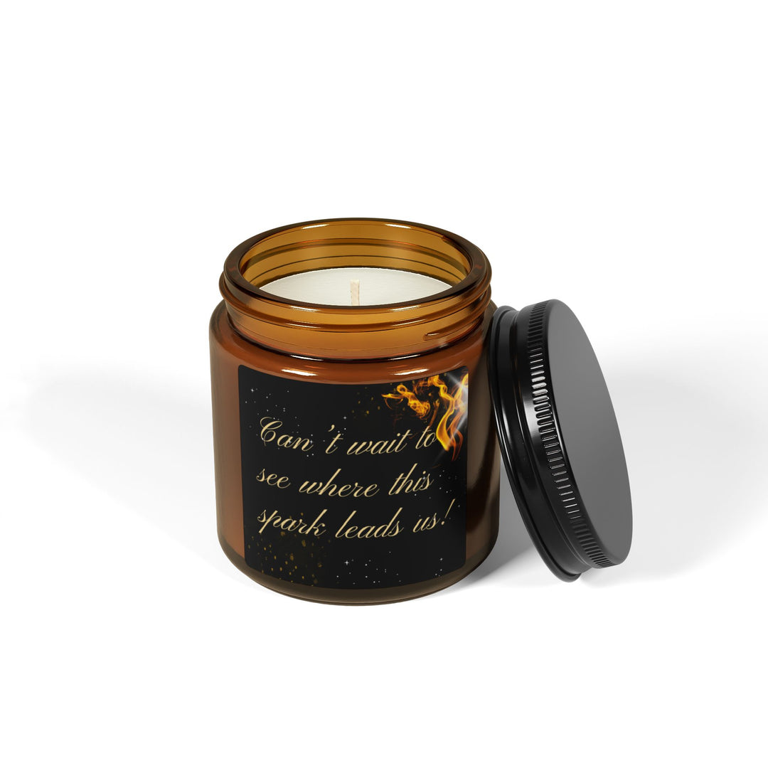 Scented Soy Candle (Multi-Size, Amber Jar) - Spark Leads Us