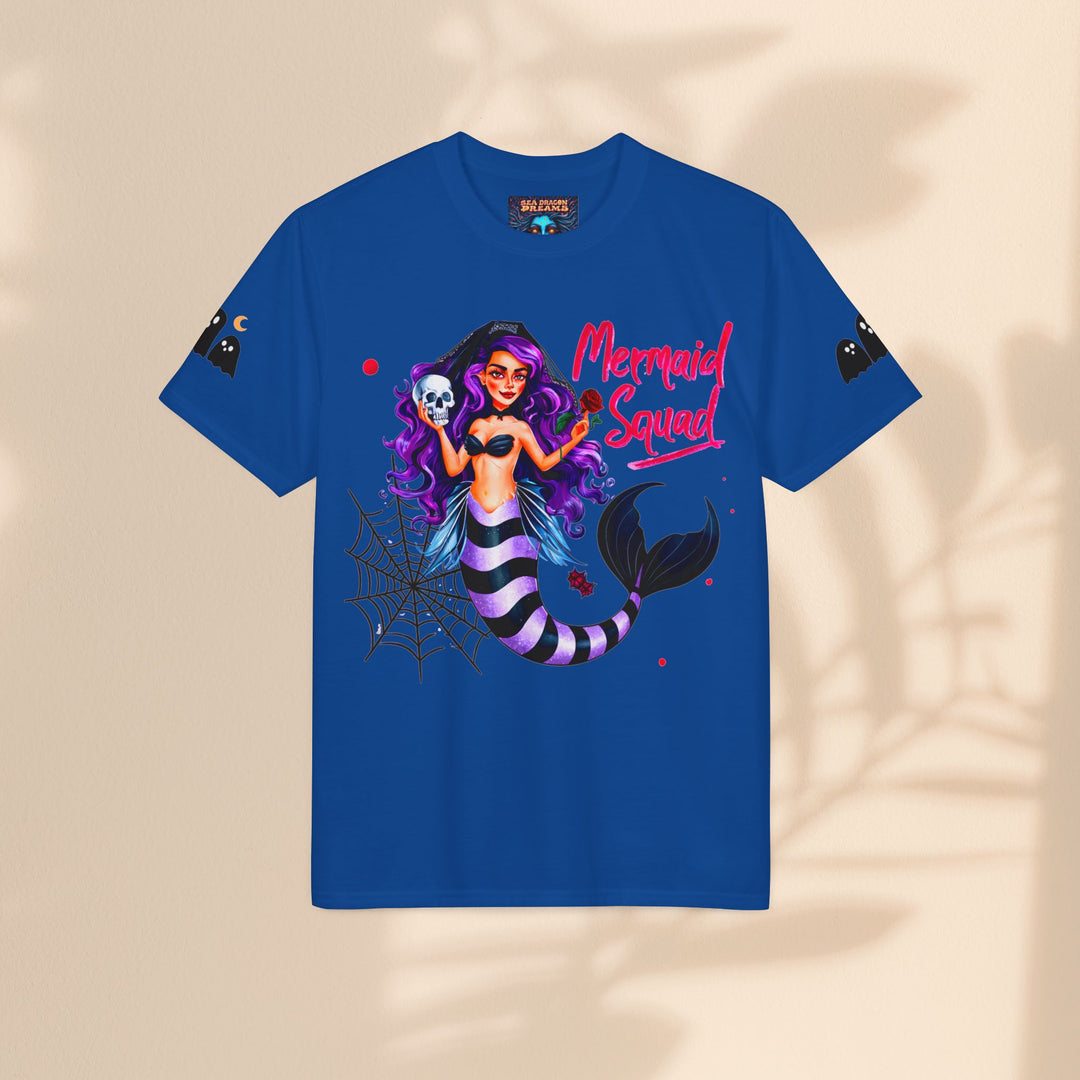 Mermaid Squad Graphic T-Shirt — Halloween Goth Mermaid Tee