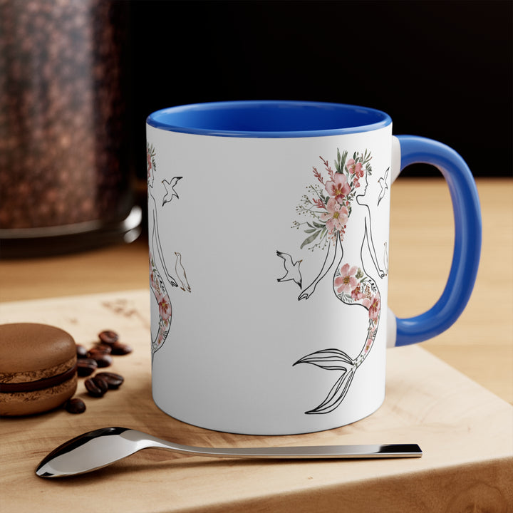 11oz Accent Mug - Mermaid Silhouette