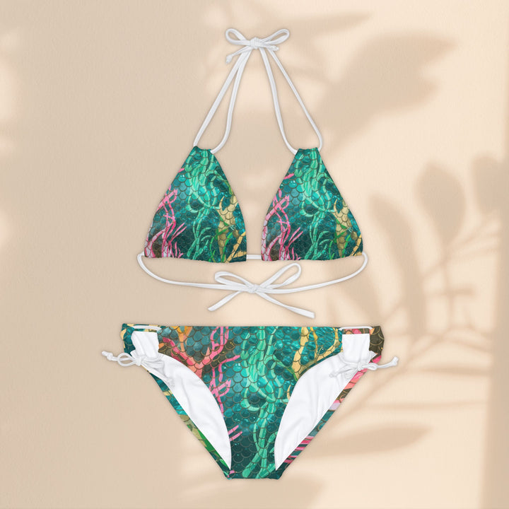 String Bikini Set - Mermaid Scale Net