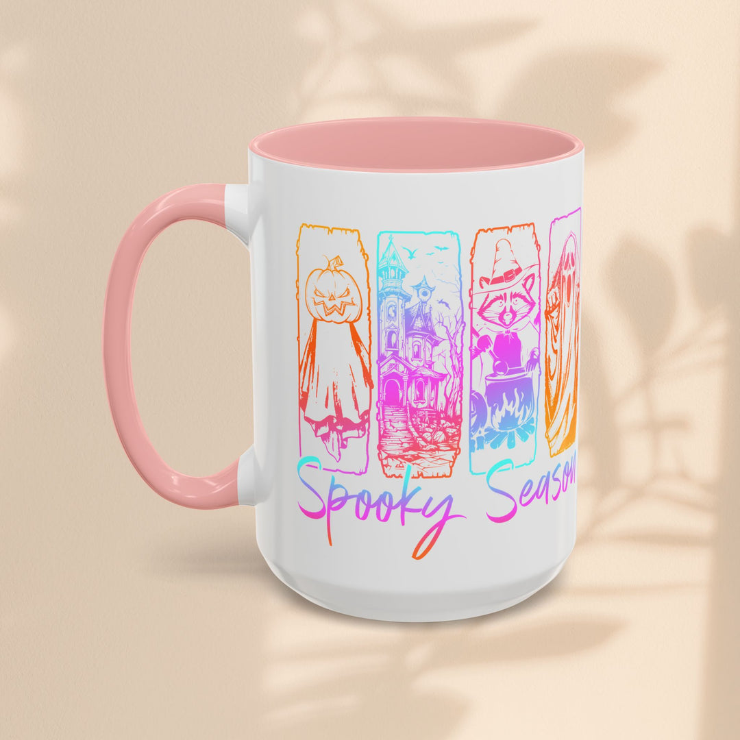 Spooky Season Accent Coffee Mug – Halloween Ceramic Cup (11oz, 15oz)
