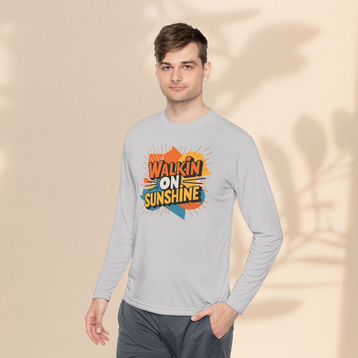 Unisex Lightweight Long Sleeve Tee - Walking On Sunshine