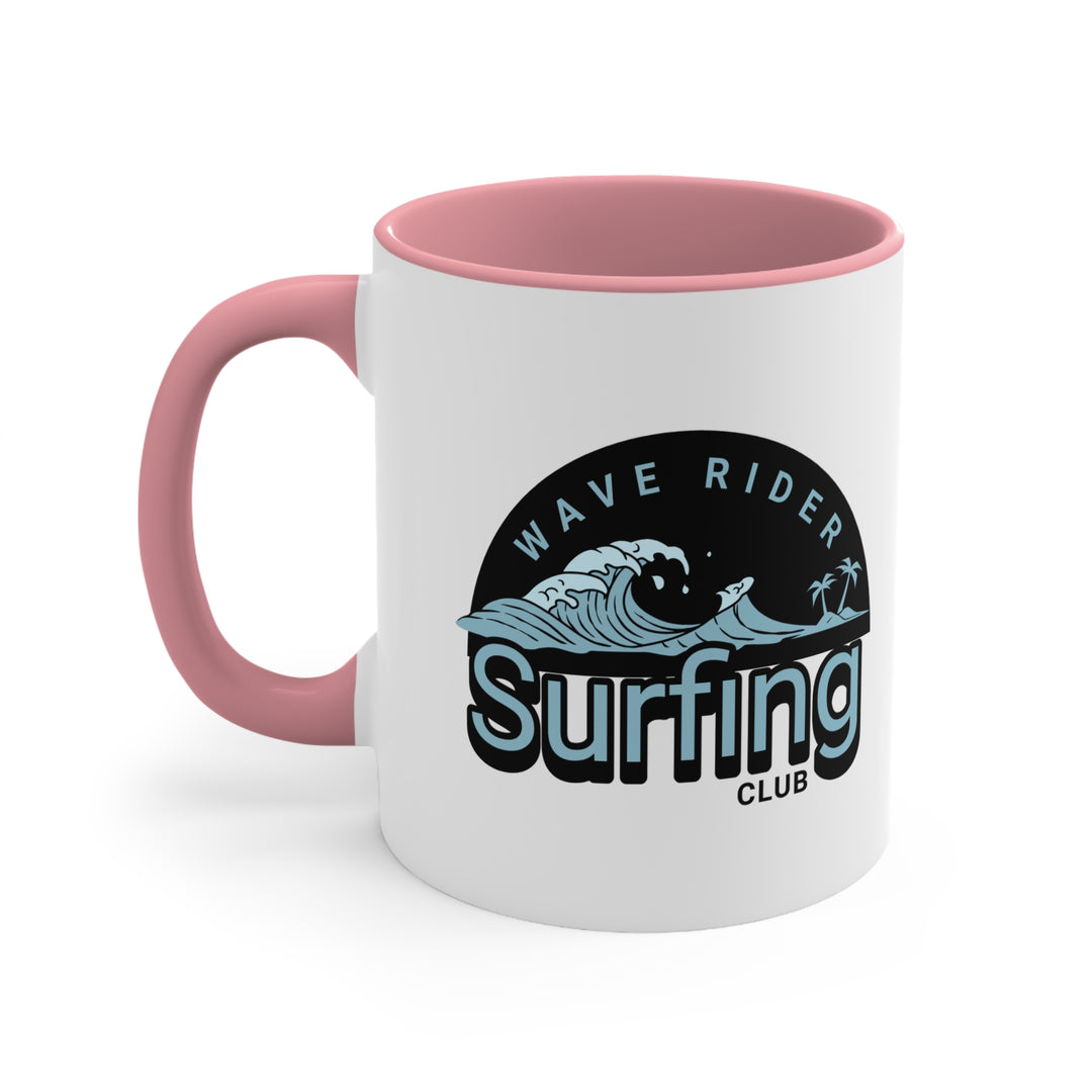 11oz Accent Mug - Wave Surfing