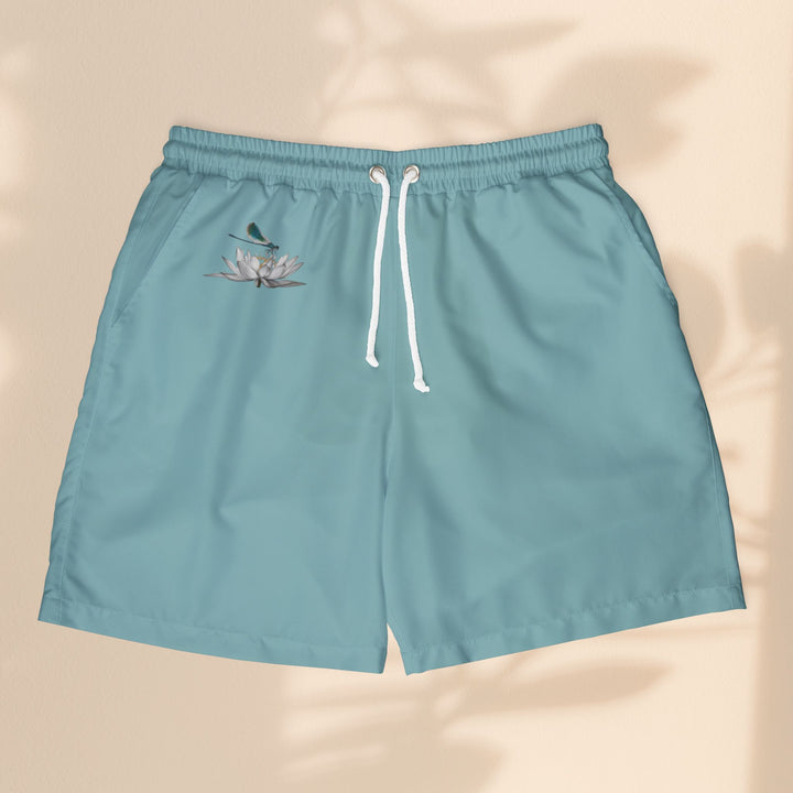 DragonFly with Serene Lotus Swim Shorts for Relaxed Summer Vibes