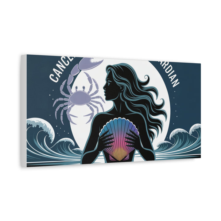 Zodiac Cancer Matte Stretched Canvas Wall Art