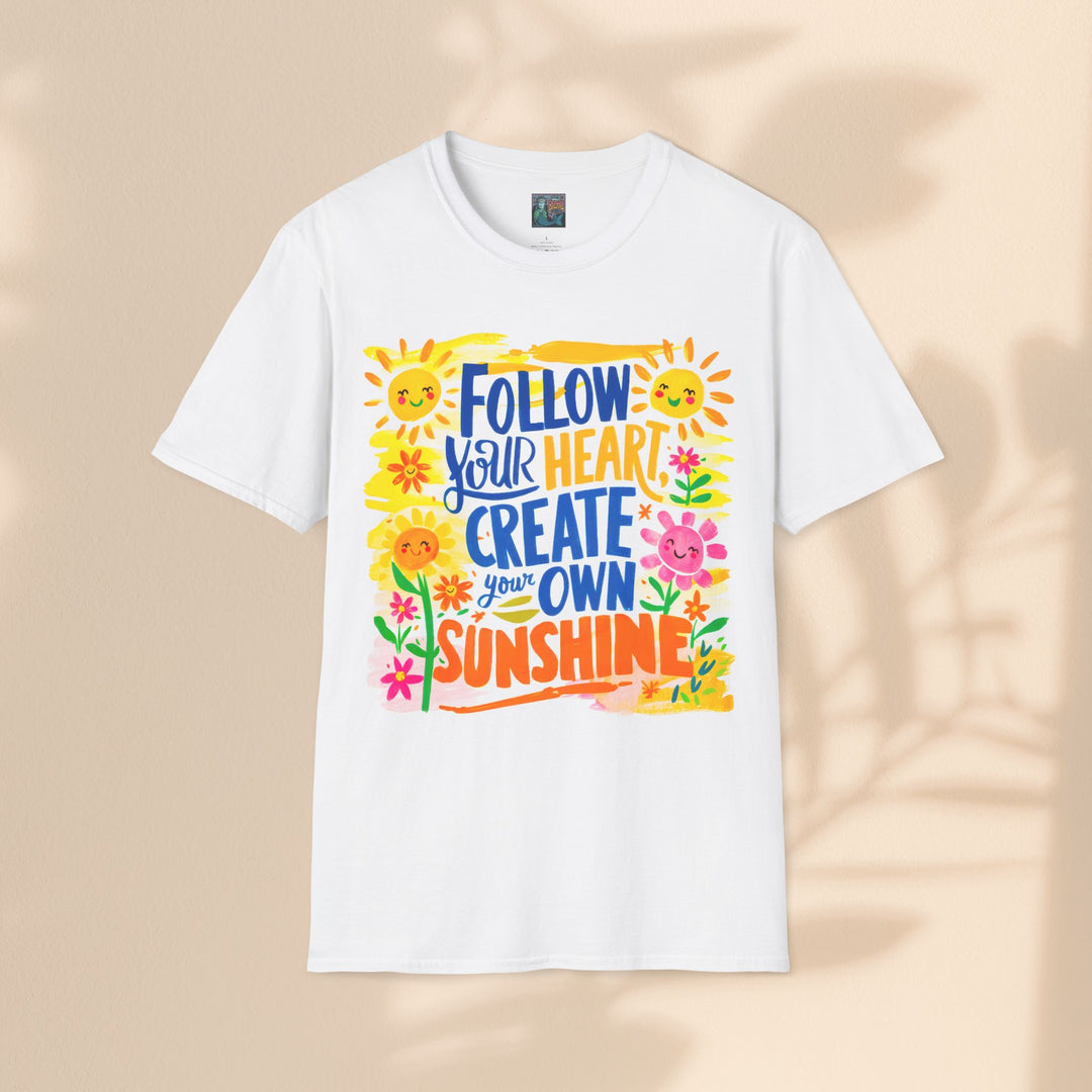 Inspiration T-Shirt - Follow Your Heart Create Your Own Sunshine