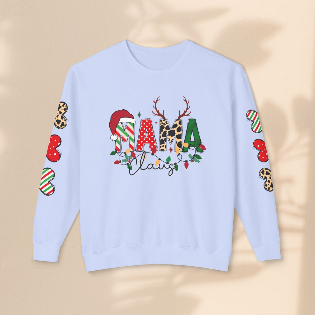 Mama Claus - Women's Lightweight Crewneck Sweatshirt