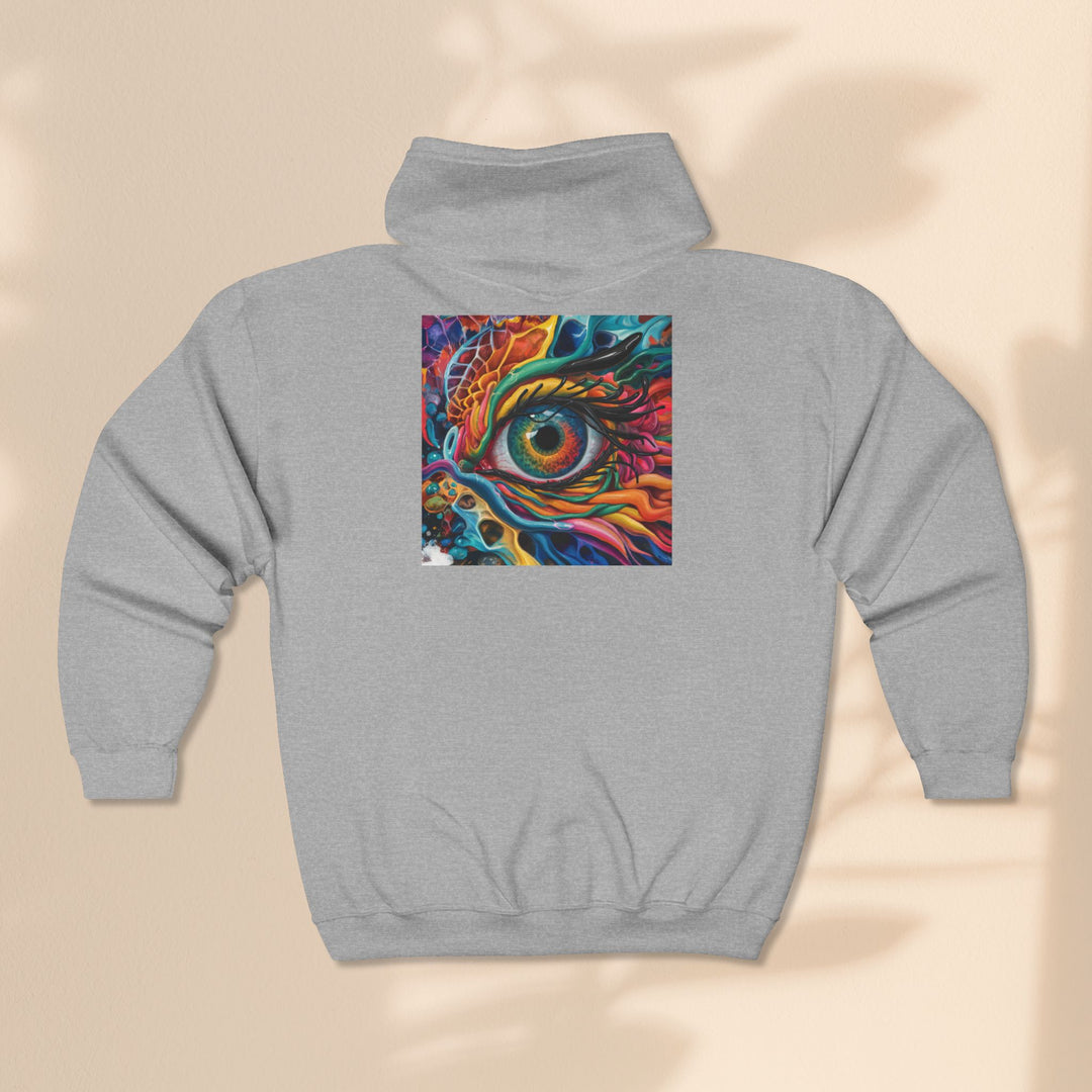 Dragon Eye - Unisex Heavy Blend™ Full Zip Hooded Sweatshirt