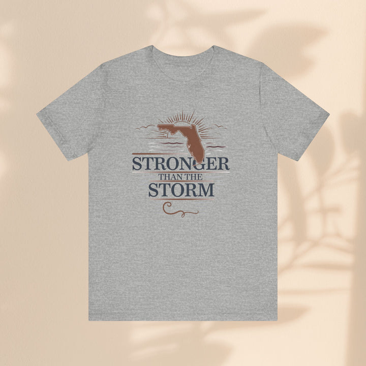 Unisex Jersey Short Sleeve Tee - Stronger Than The Storm