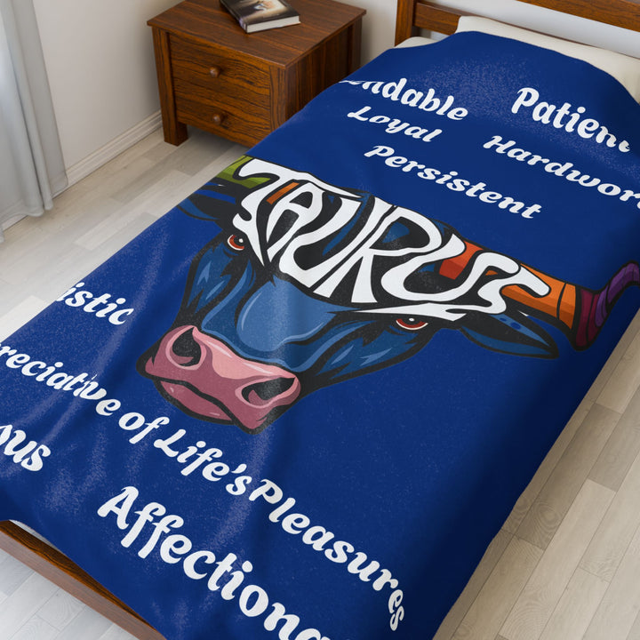 Velveteen Plush Blanket - Taurus