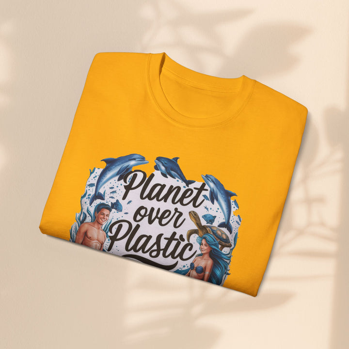 Unisex Ultra Cotton Tee - Planet Over Plastic