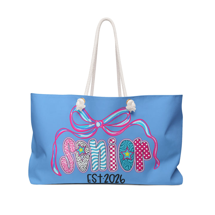 Senior Year 2026 Weekender Bag, Graduation Gift, Travel Tote, College Bound Accessory, Fashionable Storage Bag