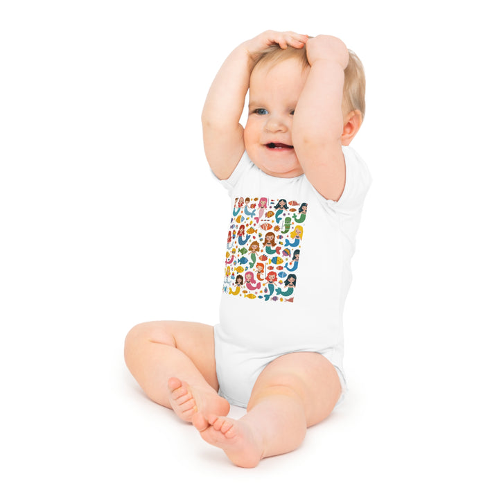 Baby Short Sleeve Bodysuit - Little Mermaids