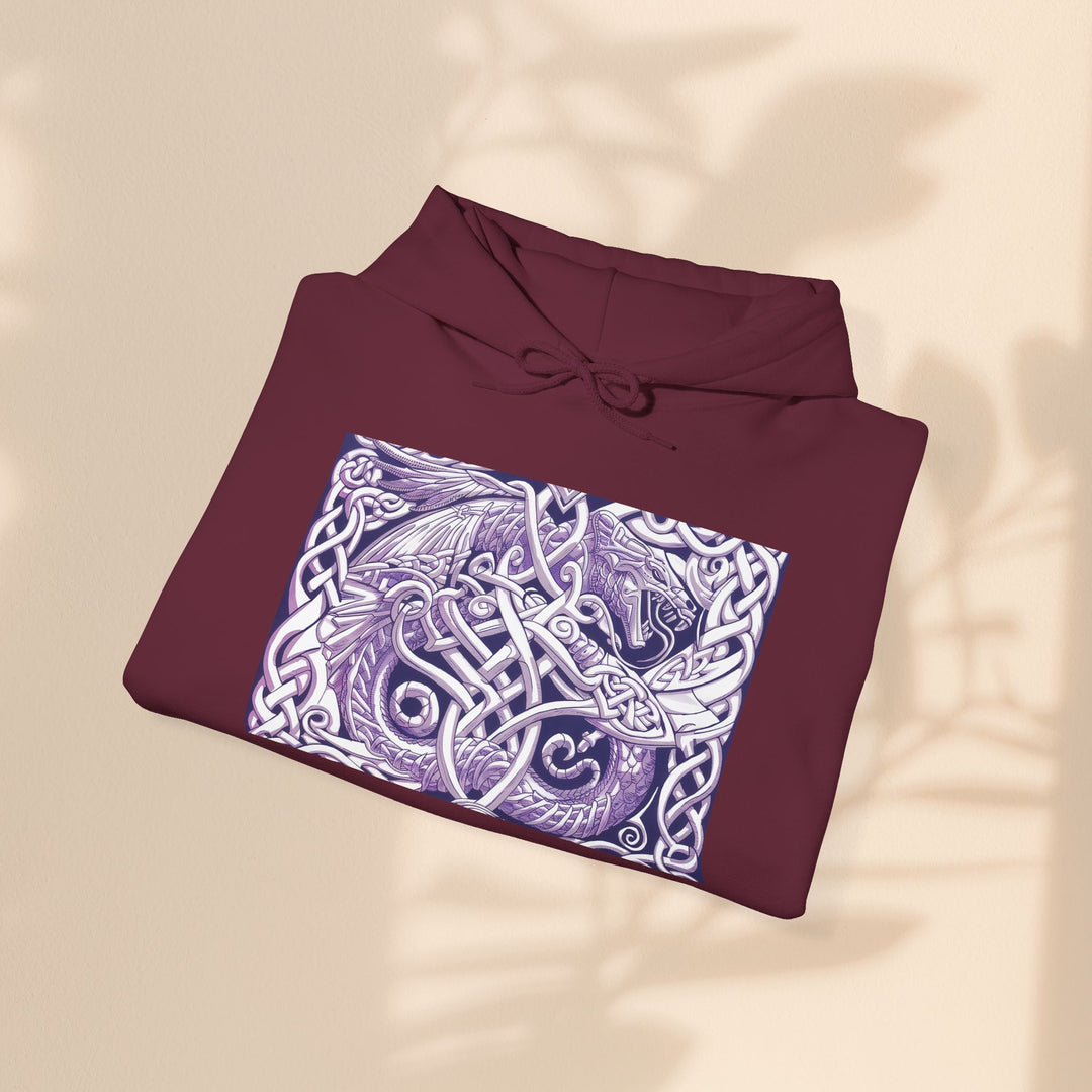 Celtic Dragon Hoodie, Gift for Fantasy Lovers