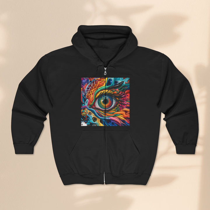 Dragon Eye - Unisex Heavy Blend™ Full Zip Hooded Sweatshirt