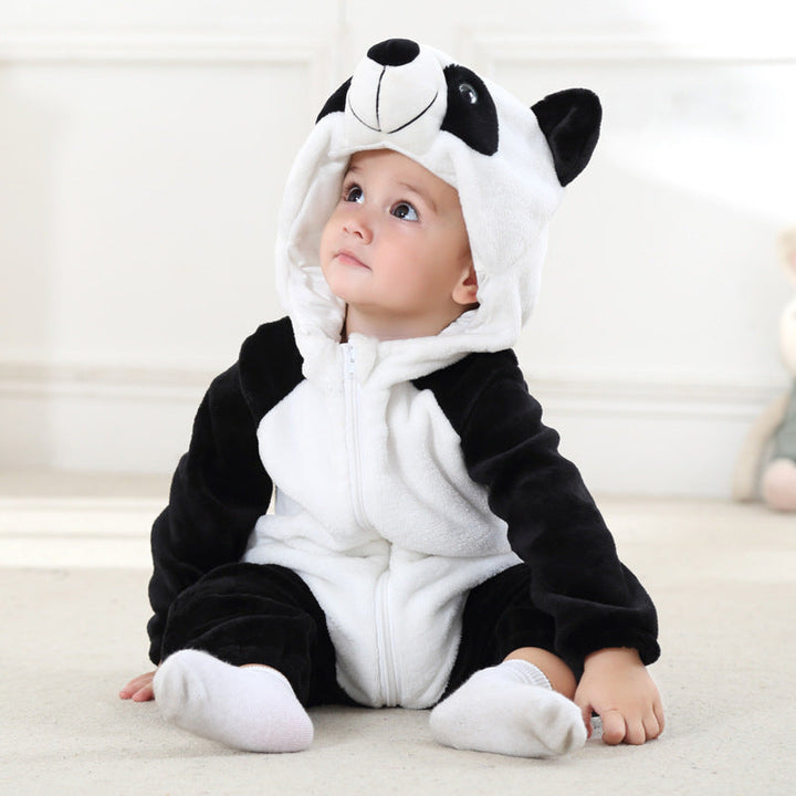 Baby Cotton Flannel Romper for Fall and Winter