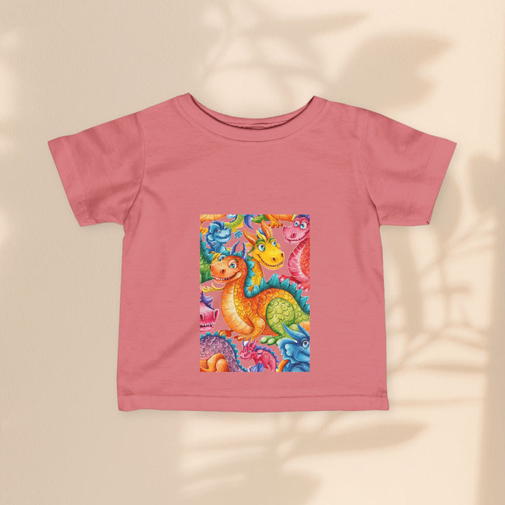 Infant Fine Jersey Tee - Happy Dragons