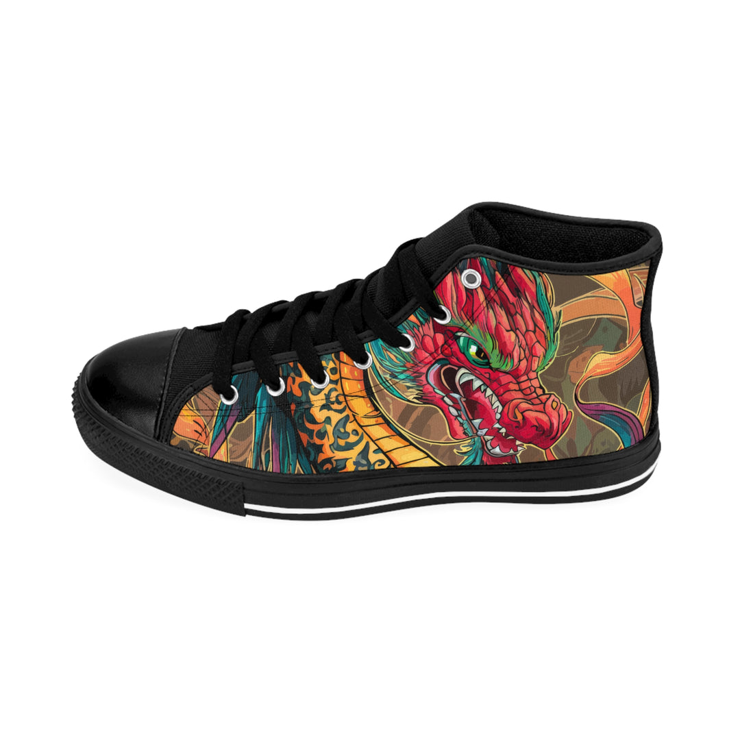 Men's Classic Sneakers - Fire Dragon