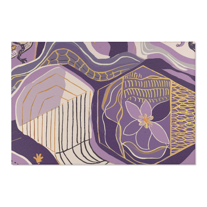 Purple Ocean Area Rug