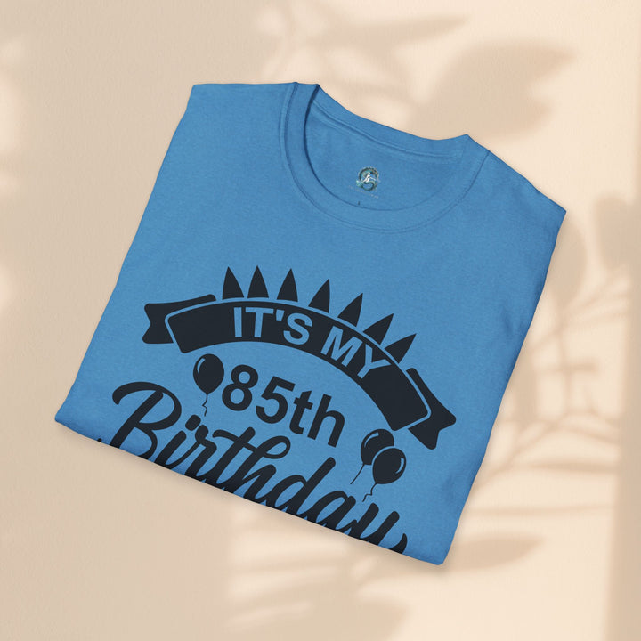 85th Birthday Celebration T-Shirt, Unisex Softstyle Tee for 85th Birthday, Milestone Birthday Gift, Birthday Party Outfit, Cute [...]