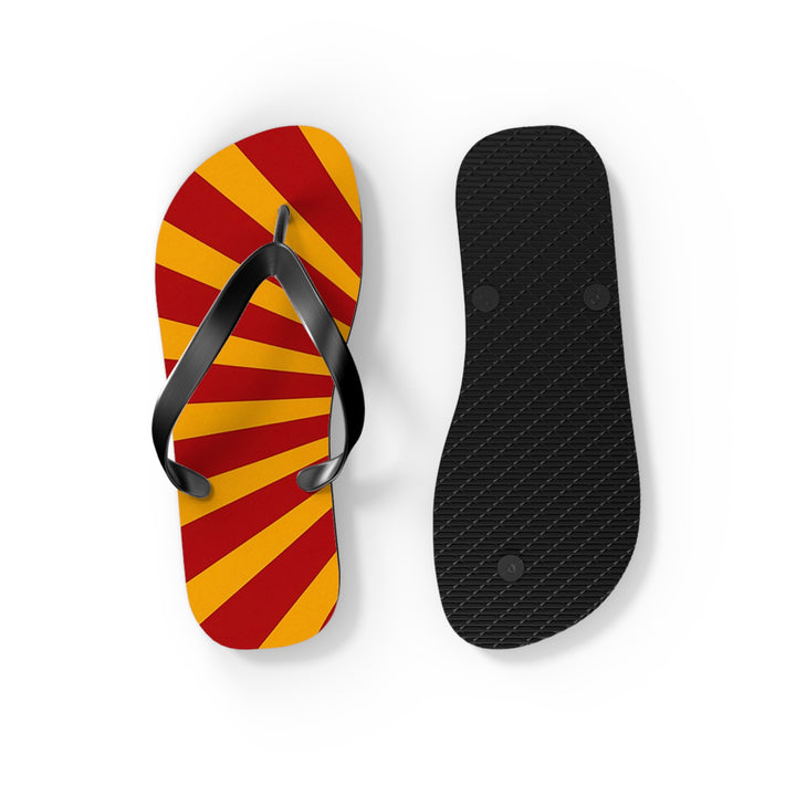 Flip Flops - Red Yellow