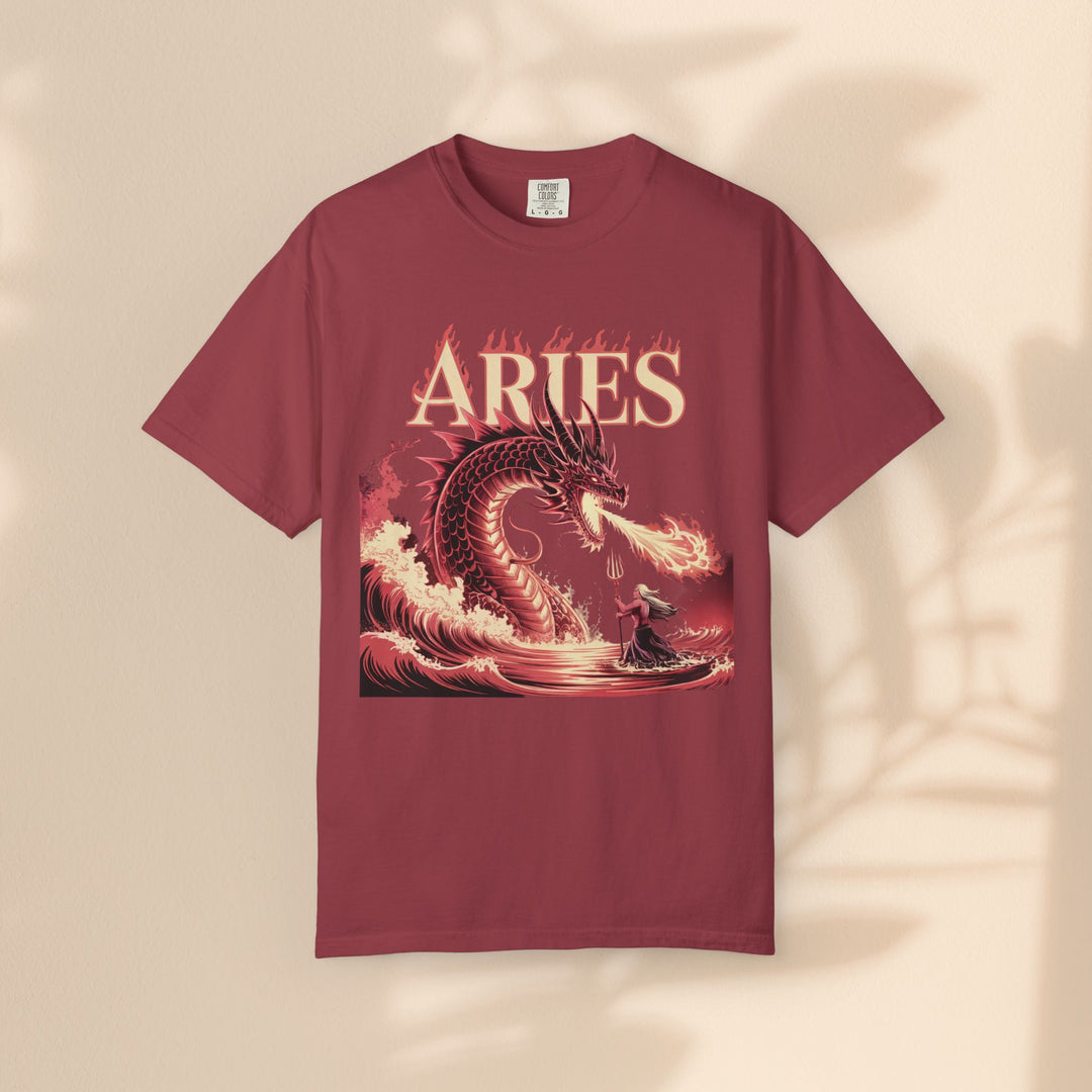 Aries Graphic T-Shirt: Unisex Astrology Tee, Zodiac Shirt for Birthdays & Everyday Wear, Perfect Gift for Aries Friends