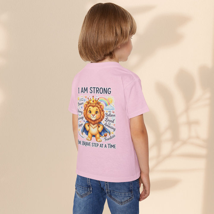 I Am Strong Leo Lion Courage Toddler T-Shirt