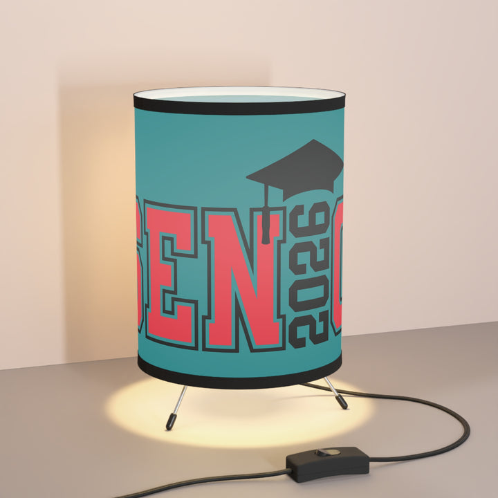 2026 Graduation Tripod Lamp, Class of 2026 Decor, Senior Year Gift, College Dorm Lighting, Unique Lamp Shade
