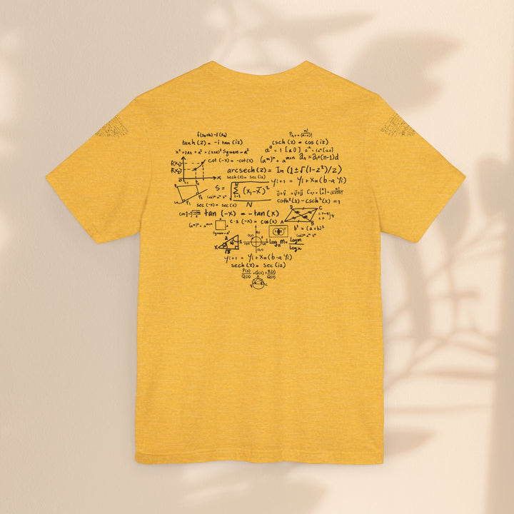 Unisex Jersey Short Sleeve Tee - Math Heart