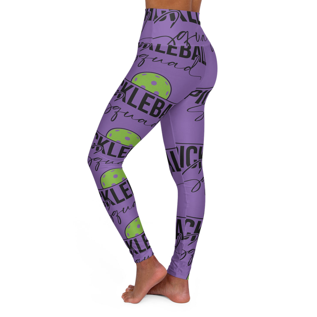 High Waisted Yoga Leggings - Pickleball Squad