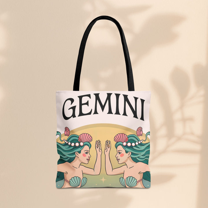 Gemini Zodiac Tote Bag, Astrological Bag, Personalized Gift, Astrology Lover, Horoscope Accessory, Birthday Present