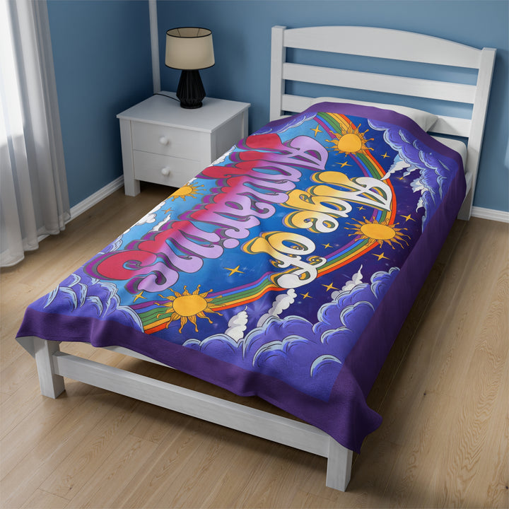 Velveteen Plush Blanket - Age of Aquarius