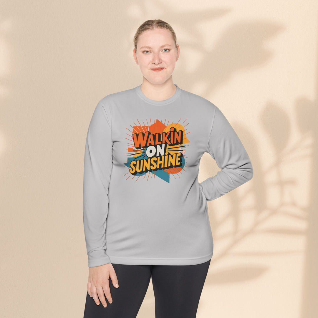 Unisex Lightweight Long Sleeve Tee - Walking On Sunshine