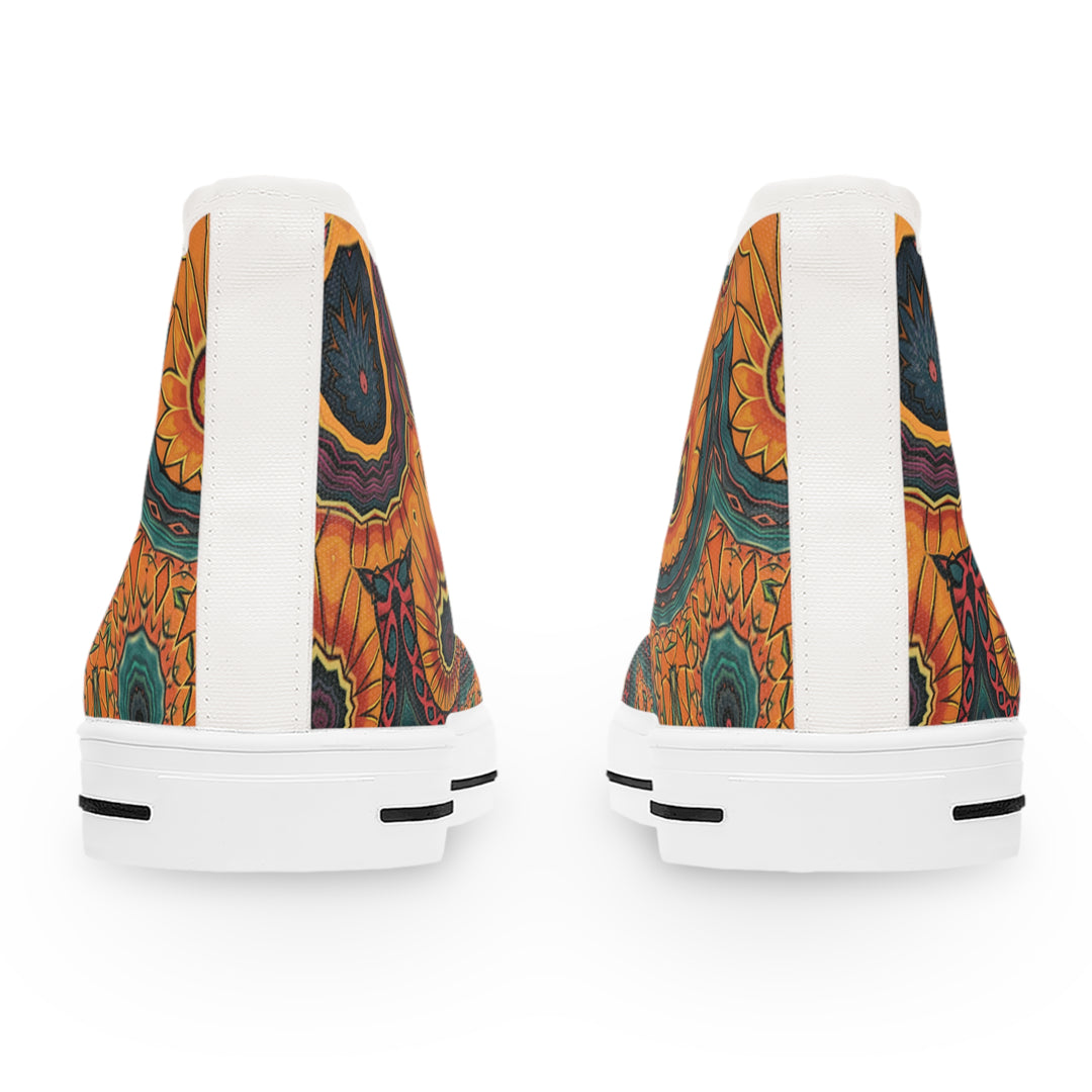 Women's High Top Sneakers - Sunshine