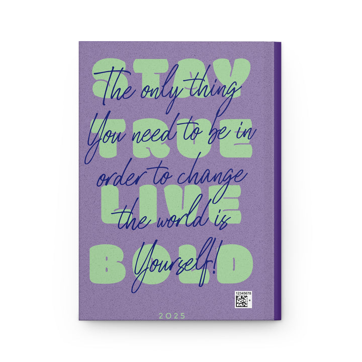 Hardcover Journal - Change Yourself Change The World