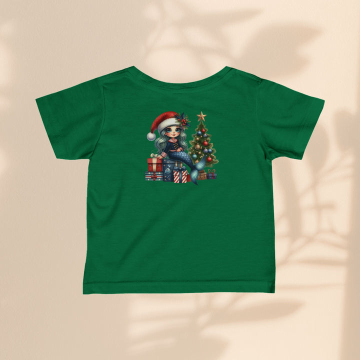 Infant Fine Jersey Tee - Mermaid Christmas