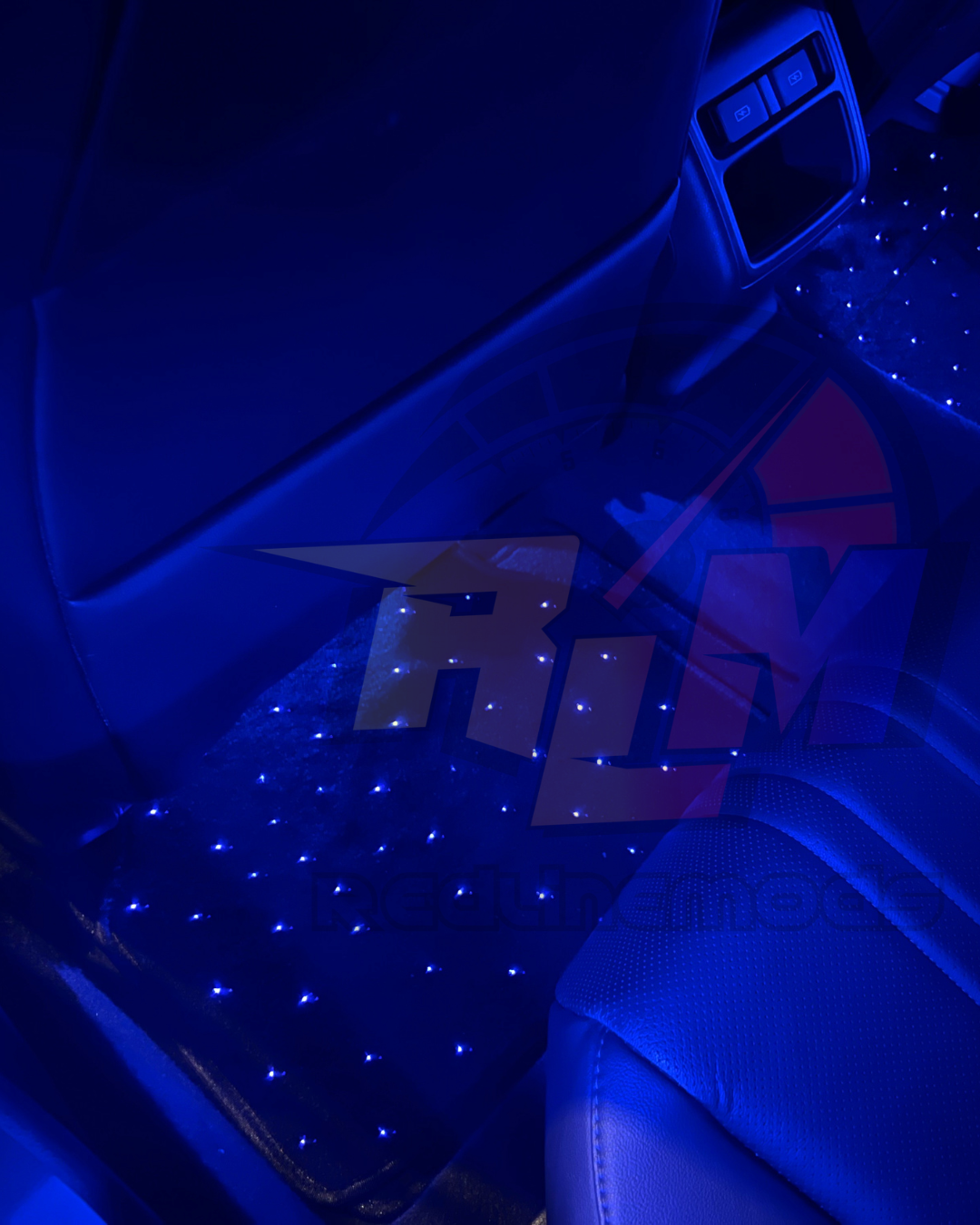 Starlight Fiber Optic Car Floor Mats | LED Galaxy Floor Mat Set