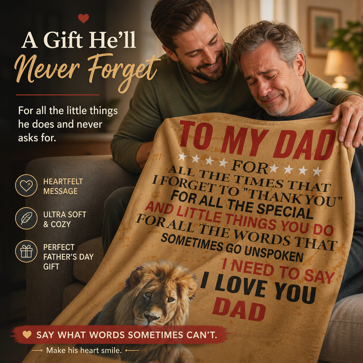 Sherpa Blanket - Love To My Dad